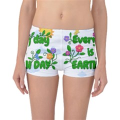 Earth Day Boyleg Bikini Bottoms by Valentinaart