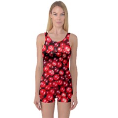 Cranberries 2 One Piece Boyleg Swimsuit by trendistuff