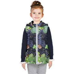 Grapes 3 Kid s Hooded Puffer Vest by trendistuff