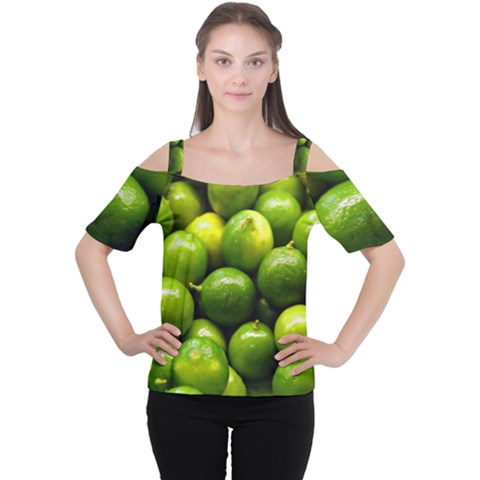 Limes 1 Cutout Shoulder Tee by trendistuff