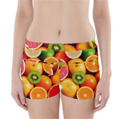 Mixed Fruit 1 Boyleg Bikini Wrap Bottoms by trendistuff