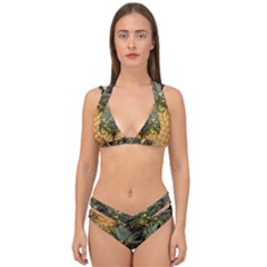 Pineapple 1 Double Strap Halter Bikini Set by trendistuff