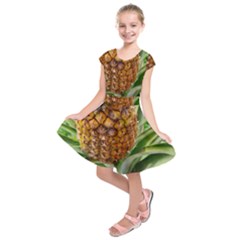 Pineapple 2 Kids  Short Sleeve Dress by trendistuff