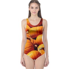 Pumpkins 3 One Piece Swimsuit by trendistuff