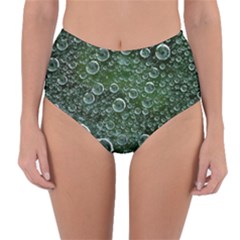 Morning Dew Reversible High-waist Bikini Bottoms by Sapixe