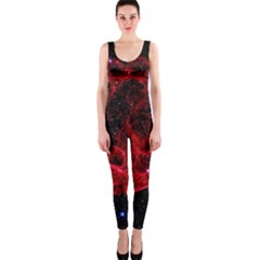 Red Nebulae Stella One Piece Catsuit by Sapixe