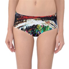 Dscf2599 - Moon In Carribean Mid-waist Bikini Bottoms by bestdesignintheworld