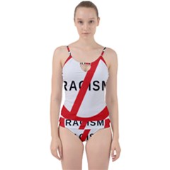 No Racism Cut Out Top Tankini Set by demongstore