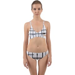 White Limits By Jandi Wrap Around Bikini Set by Art2City