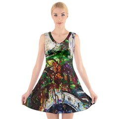 Gatchina Park 4 V-neck Sleeveless Dress by bestdesignintheworld