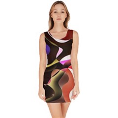 Abstract Full Colour Background Bodycon Dress by Modern2018