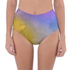 Abstract Smooth Background Reversible High-waist Bikini Bottoms by Modern2018