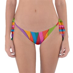 Abstract Background Colrful Reversible Bikini Bottom by Modern2018