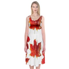 Innovative Midi Sleeveless Dress by GlobidaDesigns