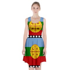 Flag Of The Mapuche People Racerback Midi Dress by abbeyz71
