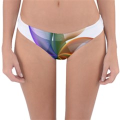 Abstract Geometric Line Art Reversible Hipster Bikini Bottoms by Simbadda