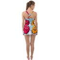 Dancing Fruit Apple Organic Fruit Ruffle Top Dress Swimsuit View2