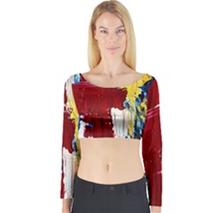 Point Of View #2 Long Sleeve Crop Top by bestdesignintheworld