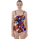 Smashed Butterfly Twist Front Tankini Set View1