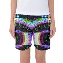 Social Media Rave Apparel Women s Basketball Shorts by TheExistenceOfNeon2018