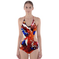 Smashed Butterfly 1 Cut-out One Piece Swimsuit by bestdesignintheworld