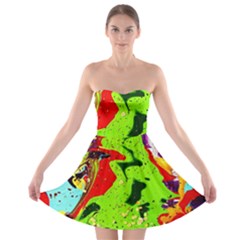 Untitled Island 3 Strapless Bra Top Dress by bestdesignintheworld