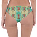Peace Will Be In Fantasy Flowers With Love Reversible Hipster Bikini Bottoms View4