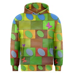 Easter Egg Happy Easter Colorful Men s Overhead Hoodie by Sapixe