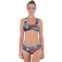 Background Texture Pastellfarben Criss Cross Bikini Set View1