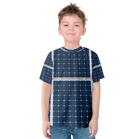 Solar Power Panel Kids  Cotton Tee by FunnyCow