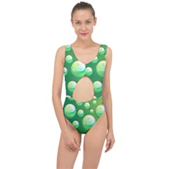 Background Colorful Abstract Circle Center Cut Out Swimsuit by Nexatart