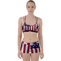 American Usa Flag Vertical Women s Sports Set View1
