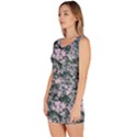 Floral Collage Pattern Bodycon Dress View2