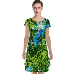 Forest   Strain Towards The Light Cap Sleeve Nightdress by FunnyCow