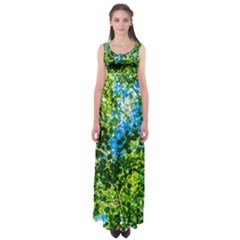 Forest   Strain Towards The Light Empire Waist Maxi Dress by FunnyCow