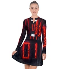 The Time Is Now Long Sleeve Panel Dress by FunnyCow
