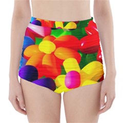Toy Balloon Flowers High-waisted Bikini Bottoms by FunnyCow