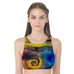 Painted Swirls                                    Tank Bikini Top by LalyLauraFLM