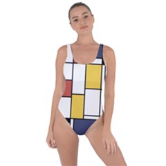 De Stijl Abstract Art Bring Sexy Back Swimsuit by FunnyCow
