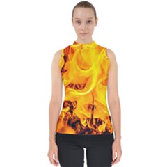 Fire And Flames Shell Top by FunnyCow