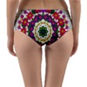 Fauna Fantasy Bohemian Midsummer Flower Style Reversible Mid-Waist Bikini Bottoms View4