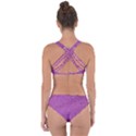 Purple Denim Criss Cross Bikini Set View2