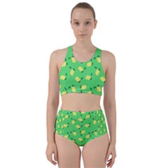 Lemons Green Racer Back Bikini Set by snowwhitegirl