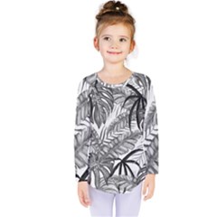 Drawing Leaves Nature Picture Kids  Long Sleeve Tee