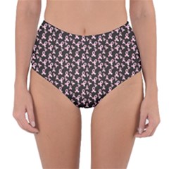 Breast Cancer Wallpapers Reversible High-waist Bikini Bottoms by Alisyart