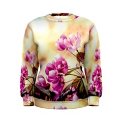 Paradise Apple Blossoms Women s Sweatshirt by FunnyCow