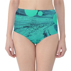 Neon Bubbles 2 Classic High-waist Bikini Bottoms by WILLBIRDWELL