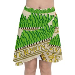 Great Seal Of Vermont Chiffon Wrap Front Skirt by abbeyz71