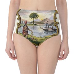 Historical Florida Coat Of Arms Classic High-waist Bikini Bottoms by abbeyz71
