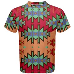 Misc Tribal Shapes                                               Men s Cotton Tee by LalyLauraFLM